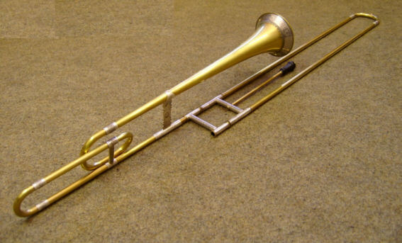 Bass-Sackbut Model Hainlein with sterling -silver (925) set