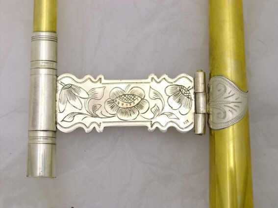 Korpus - Quersteg aus Massiv Silber (925)