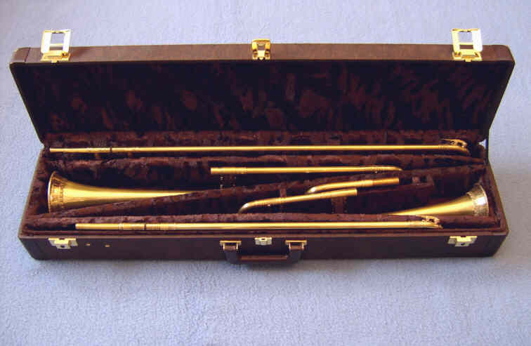 double-case tenor and alto sackbut