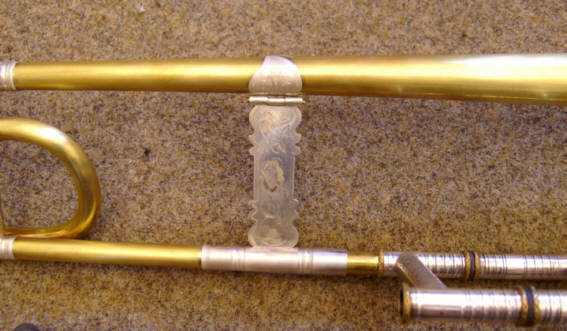Bass-Sackbut Model Hainlein with sterling -silver (925) set