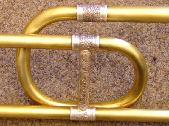 Bass-Sackbut Model Hainlein with sterling -silver (925) set