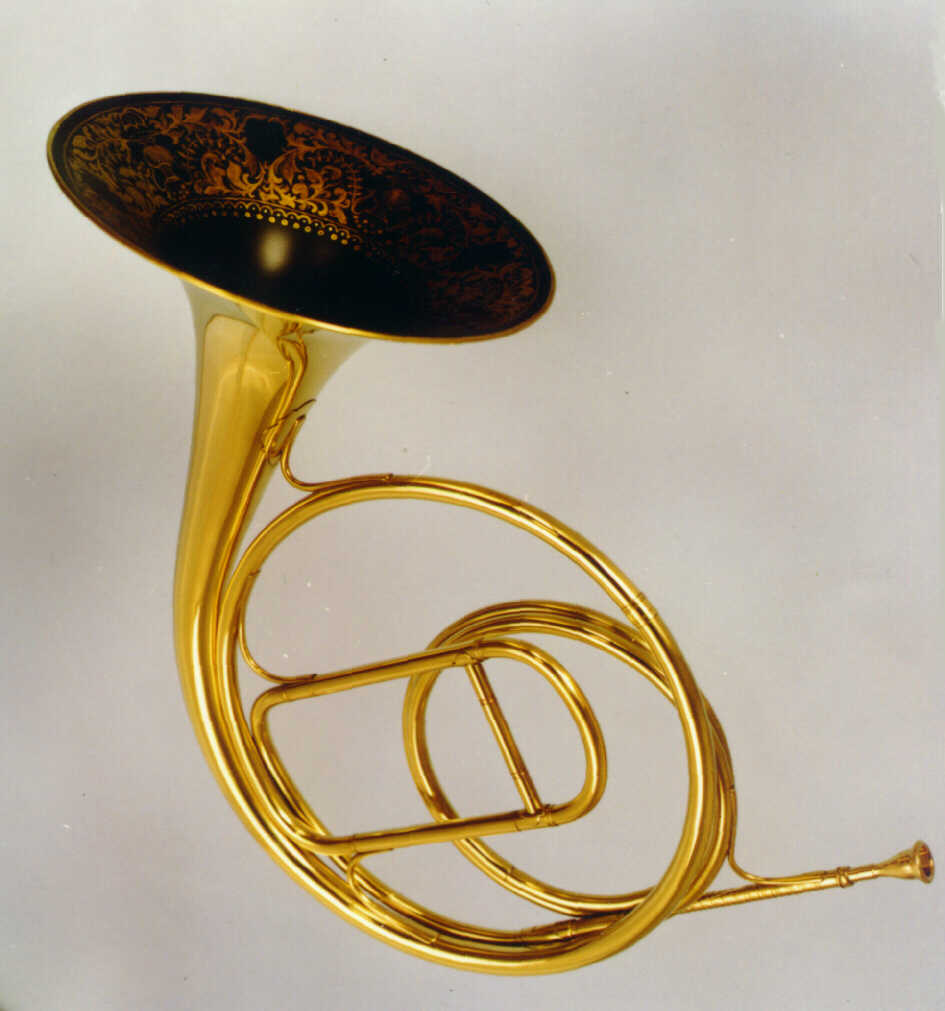 Inventionshorn mit Ornamenten